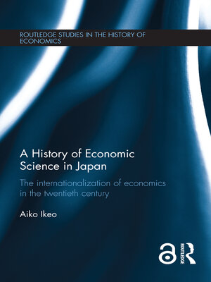 cover image of A History of Economic Science in Japan
